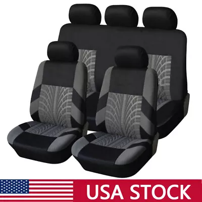 For Volvo Auto Car Seat Cover Full Set 5-Seats Front Rear Protector Clothes 9PCS • $36.99