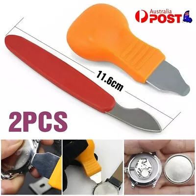 2PC Watch Back Case Cover Remover Battery Opener Pry Lever Snap Repair Tool Kits • $6.31