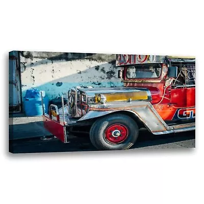 Large Framed Wall Art Ready To Hang 20  X 40  In Manila Philippines Retro Ta... • $101.52