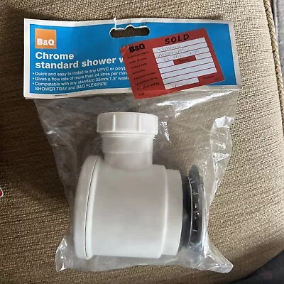 B&Q Chrome Standard Shower Waste • £5