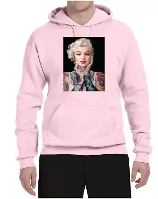 Marilyn Monroe Tattoos Black Pop Culture Unisex Graphic Hoodie Sweatshirt • $36.99