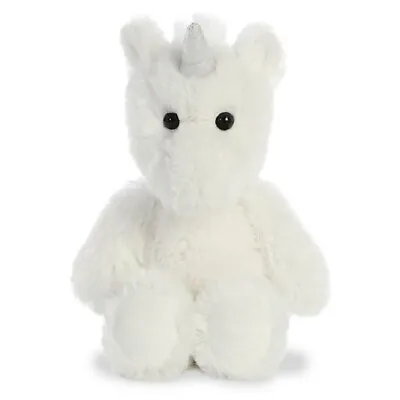 Aurora Cuddly Friends Soft Plush Unicorn White 8  Teddy Bear Unicorn Plushie • £5.99