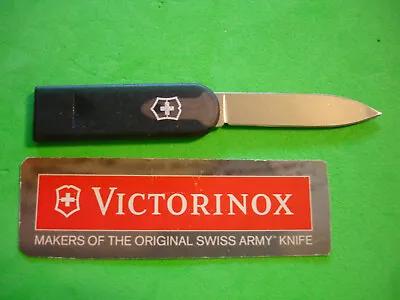 Victorinox Swiss Card Knife Replacement Translucent Black Smoke W/silver Shield • $11