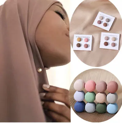 Hijab Magnet Pin Brooch For Scarf Headscarf Shawl Round Multi Use Snag Free Sale • $3.72