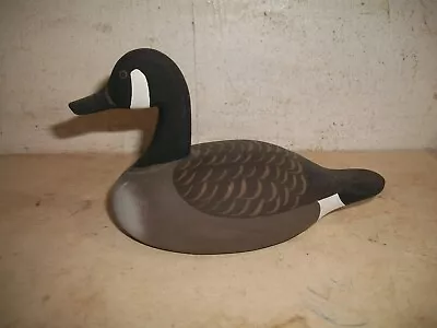 Signed Captain Jess Urie Rock Hall Maryland Small Canadian Goose Decoy 6  • $49.95