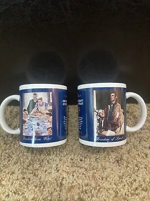 Norman Rockwell Coffee Mug Set *See DESCRIPTION* • $23.95