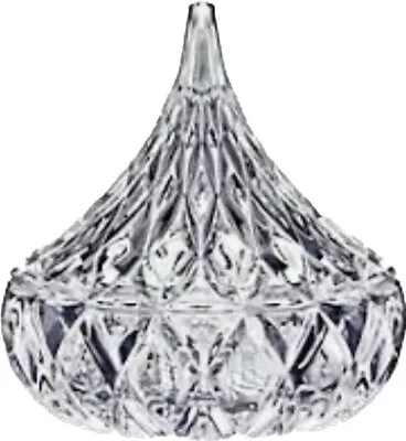 Shannon Godinger Crystal Hershey Kiss Trinket Candy Dish 5 By 5.5 Inches • $20