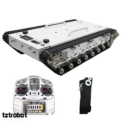 WT600S Robot Tank Chassis Metal Tracked RC Off-Road Vehicle With Remote Control • $806.95