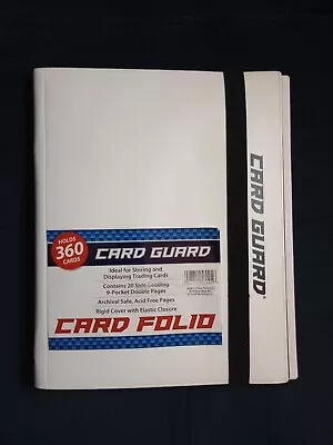 Card Guard Card Folio - Holds 360 Cards In 20 Side Loading 9 Pocket Pages • $7