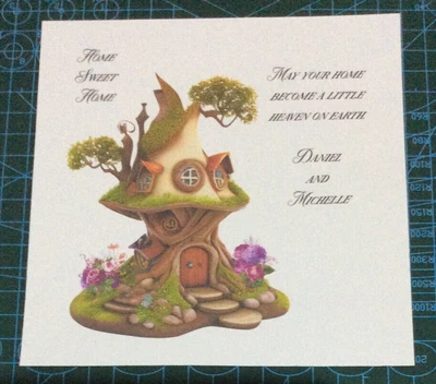£1.90 • Buy Personalised Handmade New Home Greetings Card