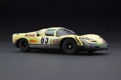 Exoto 1:18 | RACE WEATHERED | 1972 Le Mans Porsche 910 No. 65 | Limited Edition • $798