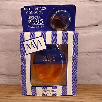 Navy By Dana Perfumes 0.6 Fluid Oz Vintage 1990's Original Formula Gift Set NIP • $44