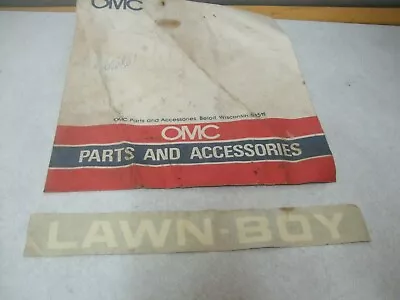 Lawn Boy Mower 606861 Decal-NOS • $25