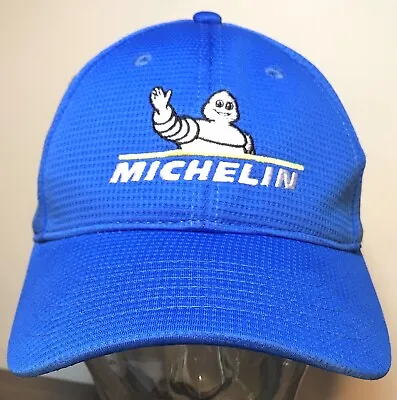 Blue Michelin Man Hat By Continental Headwear Adjustable Hook & Loop EUC • $11