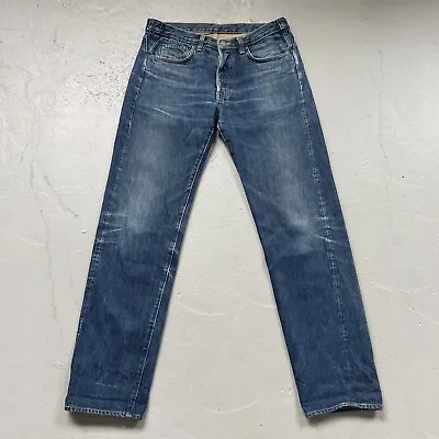 Levis Vintage Clothing LVC 501 Big E Single Stitch Selvedge Denim Jeans 34x34 • $137.99