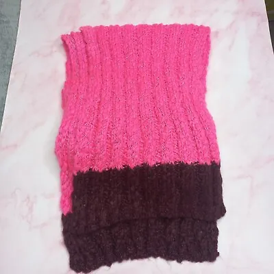 BNWT Hollister Scarf Pink Purple Knitted Scarf One Size RRP £19 • £10