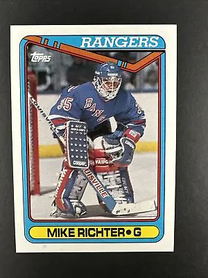 1990-91 Topps - #330 Mike Richter Rookie Card (RC) • $2