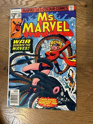 Ms Marvel #16 - Marvel Comics - 1978 - 1st Cameo Appearance Of Mystique • £49.95