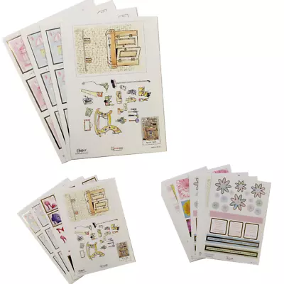 £2.75 • Buy Clearance A4 Decoupage Red Hot BED, Buzz Craft, Christmas Fairy  Assorted Pack