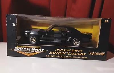 ERTL 1969 Baldwin Motion Camaro  American Muscle 1:18 Limited Edition Diecast  • $59.46