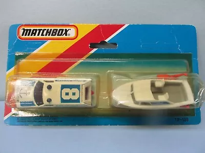 Matchbox Superfast TP-109 Citroen & Boat / RARE Orange Trailer & Seaspray  Boat • $51