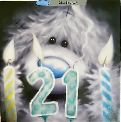 Me To You Tatty Teddy Softly Drawn 21st Age 21 Birthday Card BNIP • £1.49