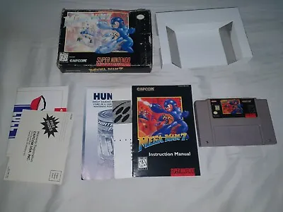 Mega Man 7 SNES USA NTSC Complete Rare • $1129