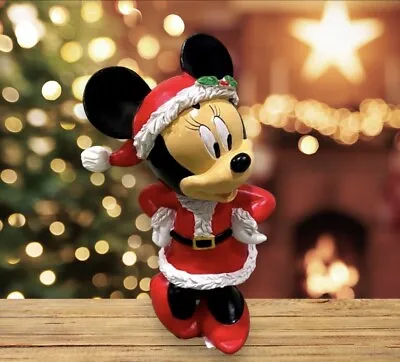 DISNEY Minnie Mouse Statue Christmas Resin Figurine Figure Decor New • $34.95