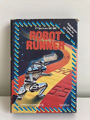 £17.99 • Buy Robot Runner - Longman MicroMega - Sinclair ZX Spectrum 16k 48k 128k