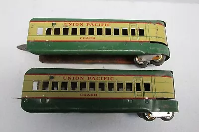 (2) Marx Prewar M10000 Union Pacific Passenger Cars • $49.95