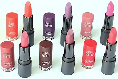 Saffron London Pro-Matte Lipstick 6 Vibrant And Trendy Shades Makeup NEW • £2.49