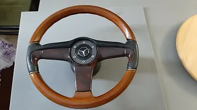 BBS Wood Steering Wheel  360mm  Mercedes W123 W201 No Amg Lorinser Brabus  • $1199