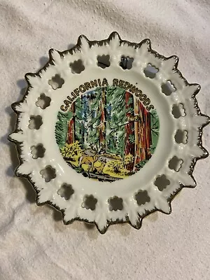 Vintage Commemorative Plate California Redwoods - 5  • $15