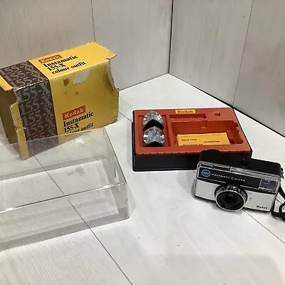 Kodak Instamatic Film Camera 155-x Color Outfit England With Box Near Mint • £29