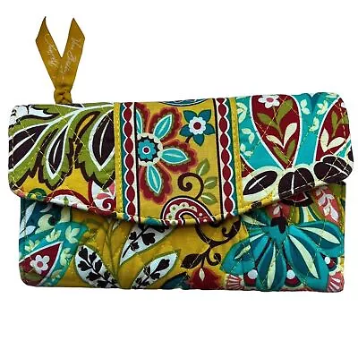 Vera Bradley Whitney Provencal Quilted Trifold Wallet Yellow • $25