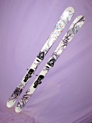 $174 • Buy Salomon MYNX Women's All Mtn Twin Tip Skis 160cm W/ Salomon Z12 Light Bindings ~