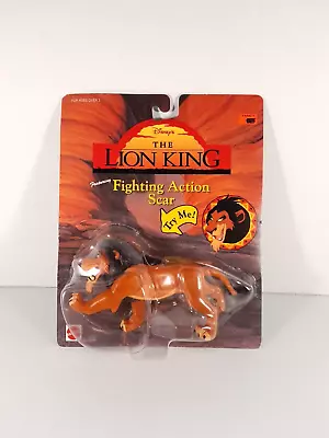 NEW SEALED Vtg 1994 Mattel Disney The Lion King Fighting Action Scar Figure • $79.95