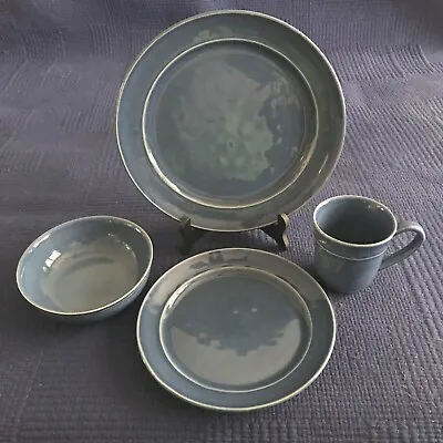 Pottery Barn CAMBRIA Ocean Blue Two Sizes Plates Bowls Mugs CHOOSE Free Ship! • $12.99