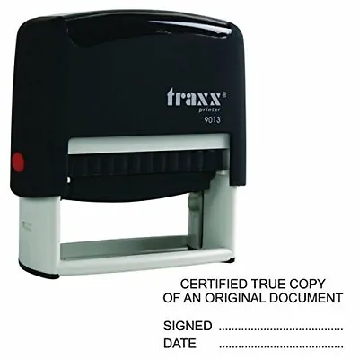 Certified To Be A True Copy Of The Original Solicitor Finance Rubber Stamp • £14.99