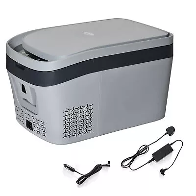 HOMCOM 12 Volt Car Refrigerator 24L Portable Compressor Cooler Fridge Freezer • £189.99