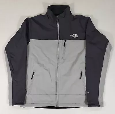 The North Face Apex Pneumatic Softshell Jacket Two Tone Gray Mens L • $59.99