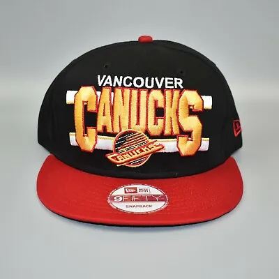 Vancouver Canucks New Era 9FIFTY NHL Vintage Hockey Collection Snapback Cap Hat • $24.95