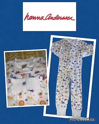 Hanna Andersson Full Zip Cotton Pj’s Size 90/ 3T. UNISEX • $11