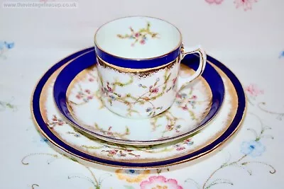 Extremely Rare Antique Tea Set Coalport Style Adderley & Co Bone China Trio Cup • £15