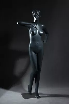 Female Full Body Fiberglass Mannequin Abstract Style Grey Color (ads1) • $100