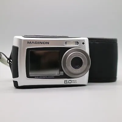 £29.99 • Buy Maginon 8.0MP Underwater Compact Digital Camera Selfie Screen White Tested