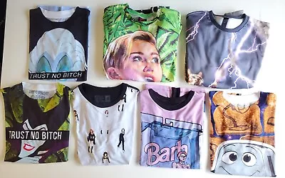 Spice Girls Miley Disney Lot Of 7 Unisex T Shirts Sweaters Size M  • $38