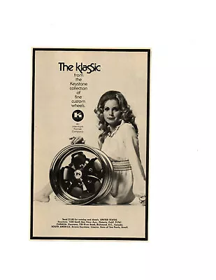 1973 Keystone Klassic Wheel ~ Original Smaller Print Ad • $11.95