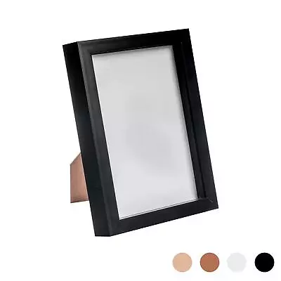 £8.99 • Buy 3D Box Photo Frame Standing Hanging Craft Picture Frames A5 (6 X 8 ) Black