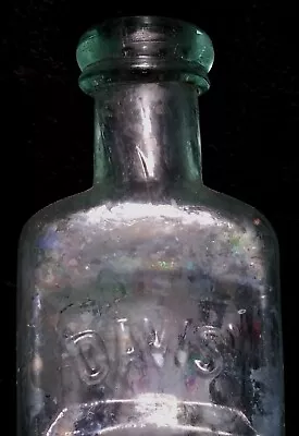 Rare Salesman Sample Bottle  Davis Vegetable Pain Killer Nice Applied Top Bottle • $80